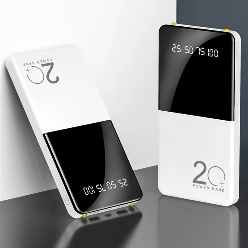 20000mAh Power Bank Portable Charger Powerbank External Battery Pack Power Bank for iPhone 12 11 Huawei Samsung Xiaomi Poverbank
20000mAh Power Bank Portable Charger Powerbank External Battery Pack Power Bank for iPhone 12 11 Huawei Samsung Xiaomi Poverbank