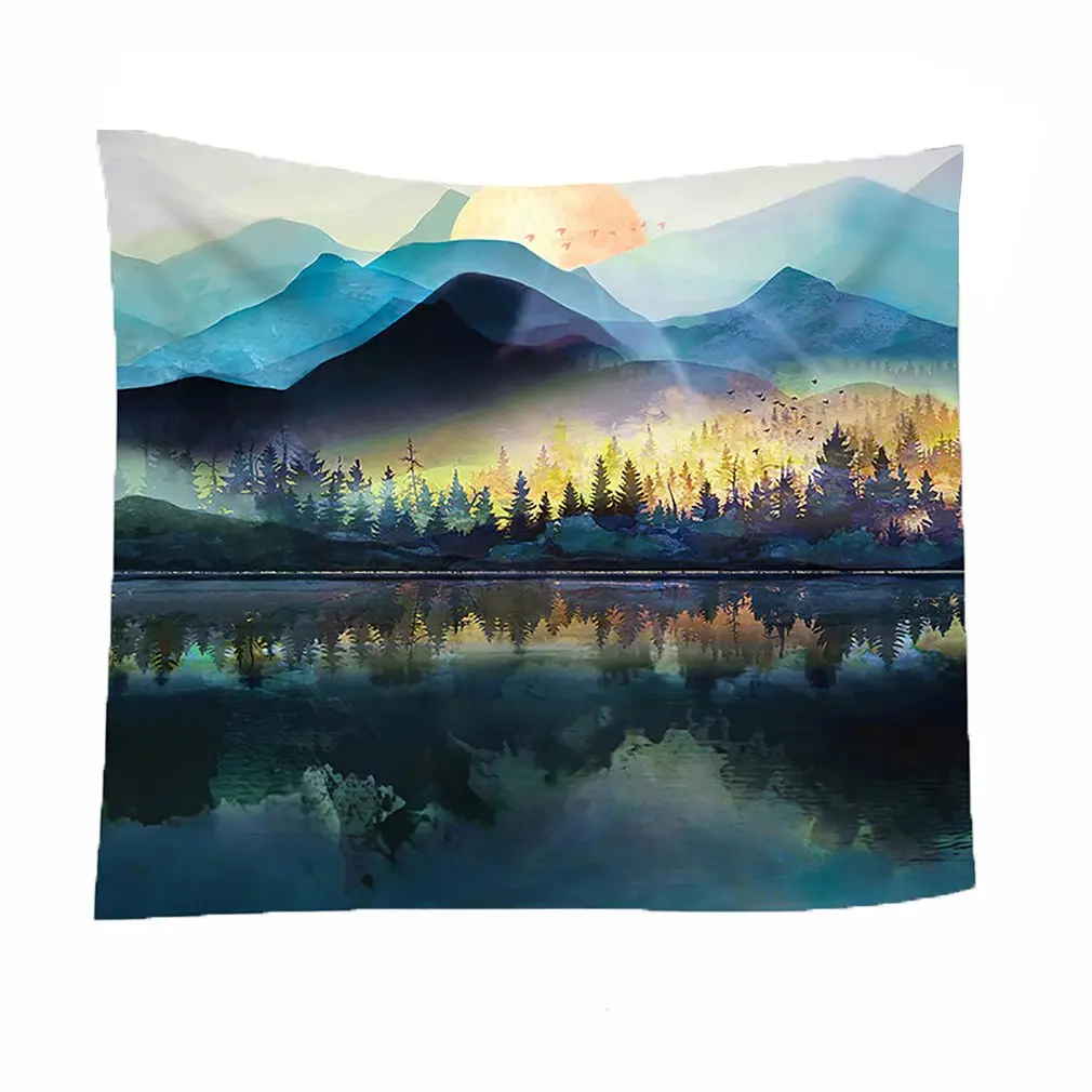 Sunset Wall Tapestry Forest Tree Tapestry Mountain Wall Hanging Psychedelic Nature Landscape Tapestry Home Decoration For Room
Sunset Wall Tapestry Forest Tree Tapestry Mountain Wall Hanging Psychedelic Nature Landscape Tapestry Home Decoration For Room