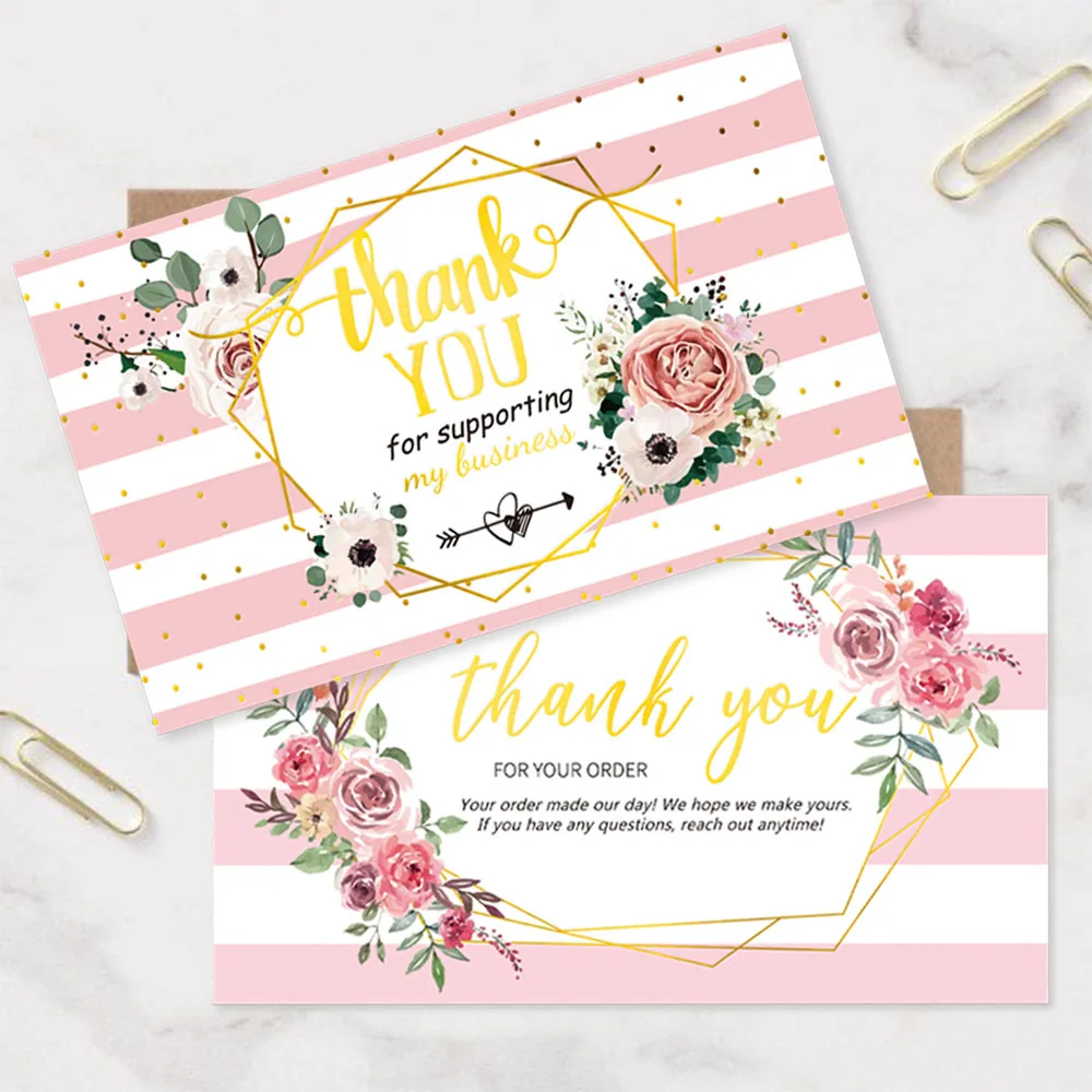 30pcs Pink Thank You for Supporting My Small Business Card Your order Cards for Retail Store, Handmade Goods, Customer Package
30pcs Pink Thank You for Supporting My Small Business Card Your order Cards for Retail Store, Handmade Goods, Customer Package