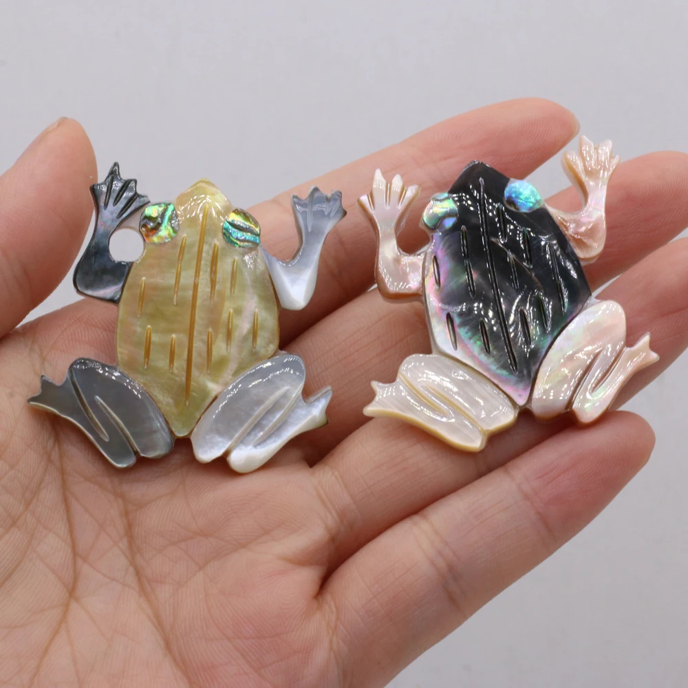 Natural Shell Frog Brooch 35x40mm for DIY Jewelry Making High Quality Gift for Women
Natural Shell Frog Brooch 35x40mm for DIY Jewelry Making High Quality Gift for Women