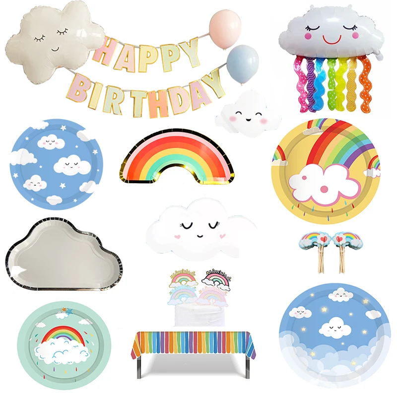 Environmental Theme Blue Sky And White Cloud Party Tableware Paper Plate Cup Balloon Birthday Baby Shower Wedding Decor Supplies
Environmental Theme Blue Sky And White Cloud Party Tableware Paper Plate Cup Balloon Birthday Baby Shower Wedding Decor Supplies