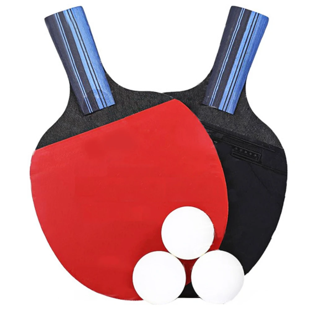 Training Rubber Long Short Handle Bat Table Tennis Racket Set Double Face Professional Students Teenagers Powerful With 3 Balls
Training Rubber Long Short Handle Bat Table Tennis Racket Set Double Face Professional Students Teenagers Powerful With 3 Balls