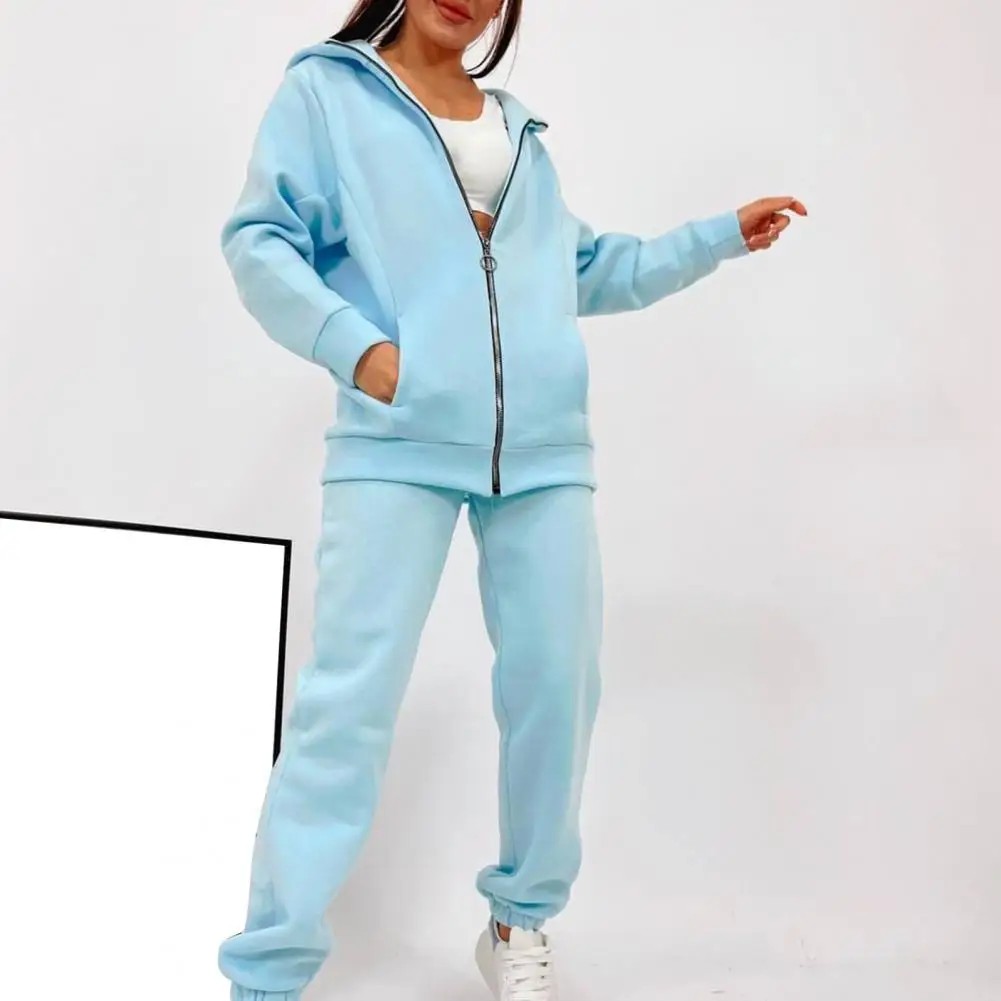 1 Set Sports Suit Trendy Solid Color Stretchy Full Zip Legging Women Hoodie Pants Set for School Sporty Outfit Sports Suit
1 Set Sports Suit Trendy Solid Color Stretchy Full Zip Legging Women Hoodie Pants Set for School Sporty Outfit Sports Suit