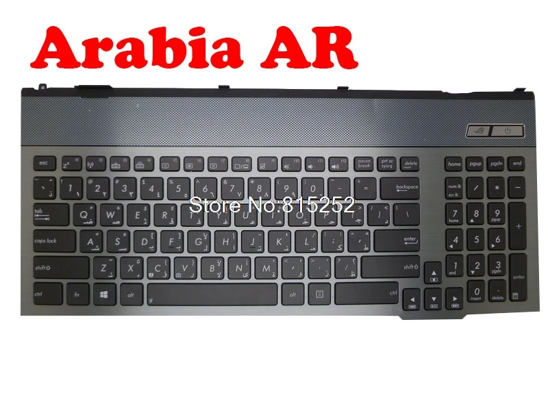 Laptop Keyboard For ASUS G55 G55VW Black With Gray Frame With Backlight V132662AS2 AR 0KNB0-B411AR00 0KN0-MK1AR21 Arabia AR
Laptop Keyboard For ASUS G55 G55VW Black With Gray Frame With Backlight V132662AS2 AR 0KNB0-B411AR00 0KN0-MK1AR21 Arabia AR