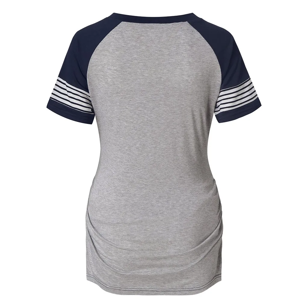 SAGACE Maternity Tops Women Fashion Striped Print Short Sleeve Blouse Pregnancy Clothes Female Summer Casual Loose Top Plus Size
SAGACE Maternity Tops Women Fashion Striped Print Short Sleeve Blouse Pregnancy Clothes Female Summer Casual Loose Top Plus Size