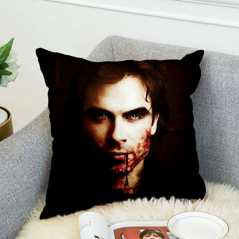 

the Vampire Diaries Pillow Case Polyester 3d all ove printed Decorative Pillowcases Throw Pillow Cover style-9
