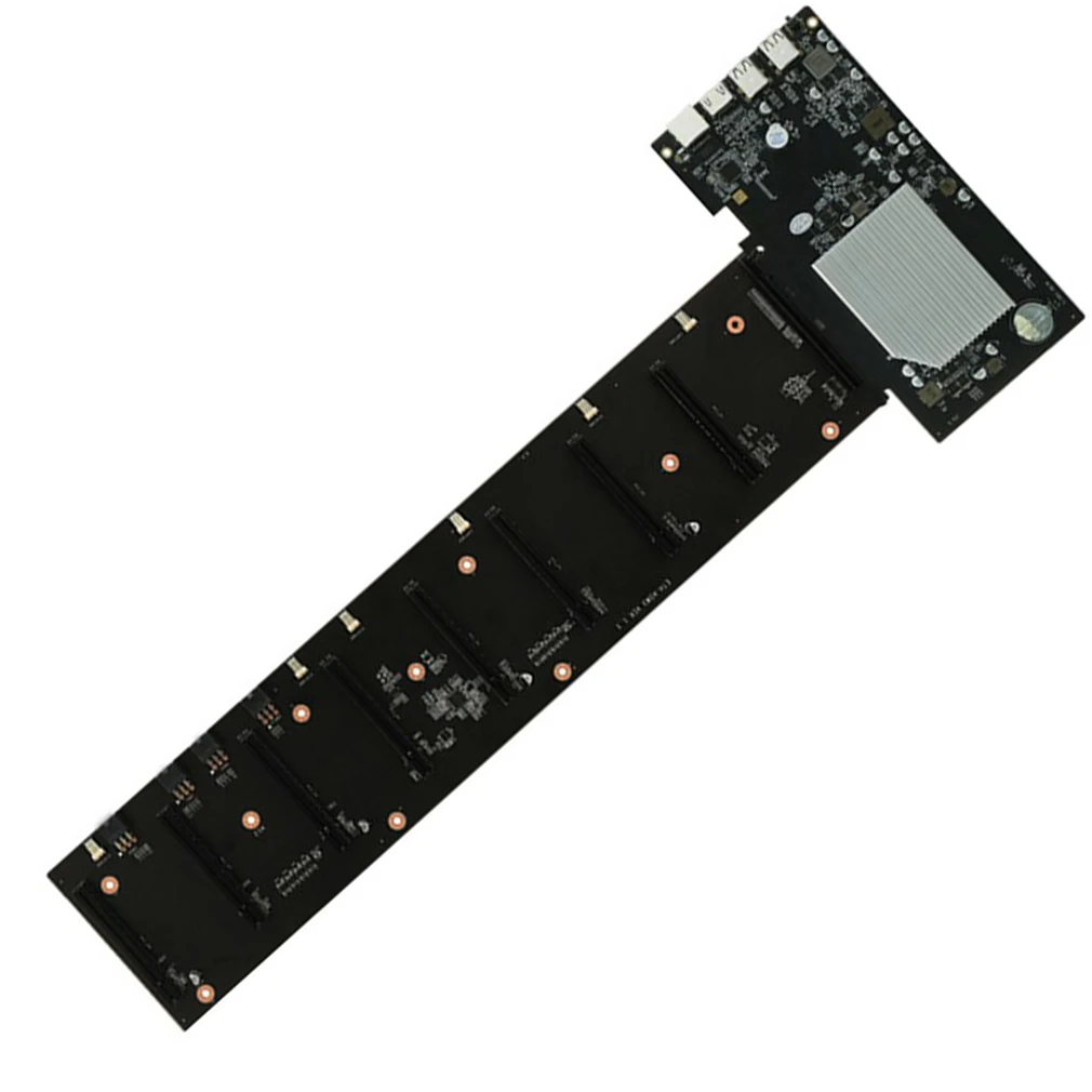 ETH-HSW3 Mining Machine Mother Board With CPU 8 Slots For Graphics Cards DDR3 Memory 4*USB2.0 Interface Low Power Consumption
ETH-HSW3 Mining Machine Mother Board With CPU 8 Slots For Graphics Cards DDR3 Memory 4*USB2.0 Interface Low Power Consumption
