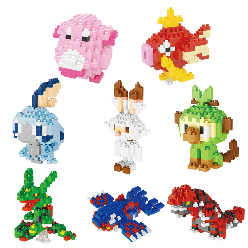 Pokemon Small Building Block Toys Hobbies Micro Building Block Model Assemble Collectible Toys Figures for Children Kids Bricks 
Pokemon Small Building Block Toys Hobbies Micro Building Block Model Assemble Collectible Toys Figures for Children Kids Bricks
