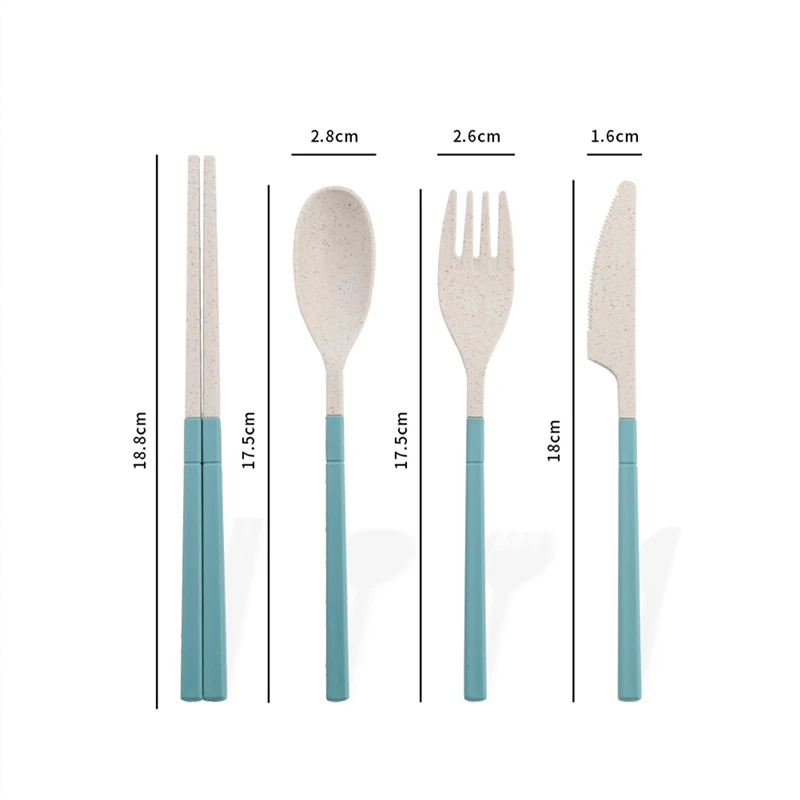 Reusable Wheat Straw 4 Piece Cutlery Set Portable Tableware Children Dinnerware Students Tableware Set Offices Tableware Outdoor
Reusable Wheat Straw 4 Piece Cutlery Set Portable Tableware Children Dinnerware Students Tableware Set Offices Tableware Outdoor
