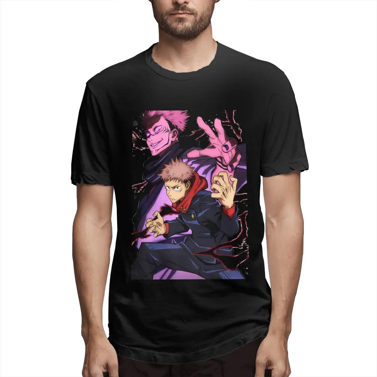 Graphic Yuji Itadori Demon Slayer Anime Men's T Shirt Novelty Tees Short Sleeve Round Neck T-Shirt Pure Cotton Graphic Clothes
Graphic Yuji Itadori Demon Slayer Anime Men's T Shirt Novelty Tees Short Sleeve Round Neck T-Shirt Pure Cotton Graphic Clothes