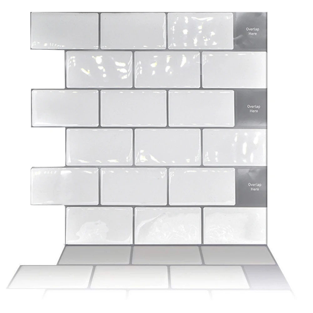 3D DIY Tile Brick Mosaic Wallpaper 30cm Sticker Self Adhesive Waterproof Oil-proof Kitchen Bathroom Three-dimensional Decor
3D DIY Tile Brick Mosaic Wallpaper 30cm Sticker Self Adhesive Waterproof Oil-proof Kitchen Bathroom Three-dimensional Decor