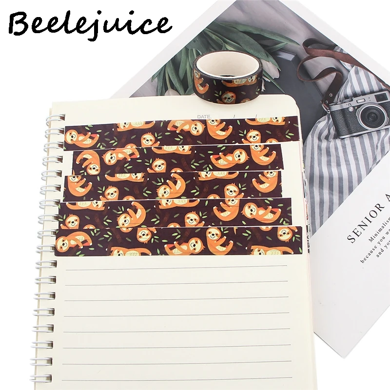 Cute Lovely Sloth Anime Cartoon Tape Paper Sticker Student Supply Stationery Washi Tapes Decorations DIY kids Gifts
Cute Lovely Sloth Anime Cartoon Tape Paper Sticker Student Supply Stationery Washi Tapes Decorations DIY kids Gifts