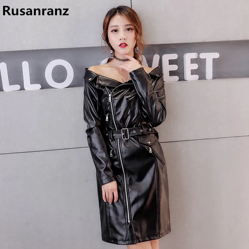 Платья из искусственной кожи, женское модное кожаное платье с длинным рукавом, женские элегантные платья с вырезом-лодочкой, женские платья
Платья из искусственной кожи, женское модное кожаное платье с длинным рукавом, женские элегантные платья с вырезом-лодочкой, женские платья