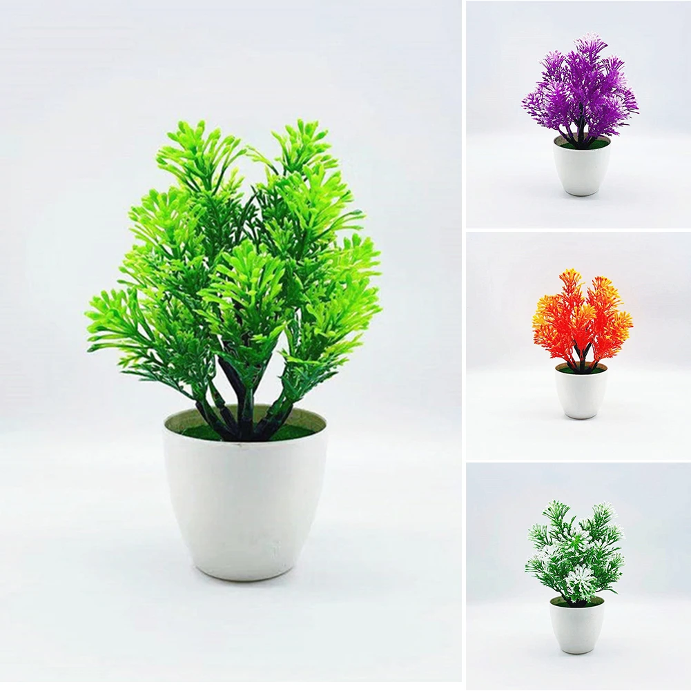 1PC Artificial Flower Bonsai Plastic Fake False Plants Lifelike Green Plants With Pot Bookshelf Kitchen Outdoor Garden Decor
1PC Artificial Flower Bonsai Plastic Fake False Plants Lifelike Green Plants With Pot Bookshelf Kitchen Outdoor Garden Decor