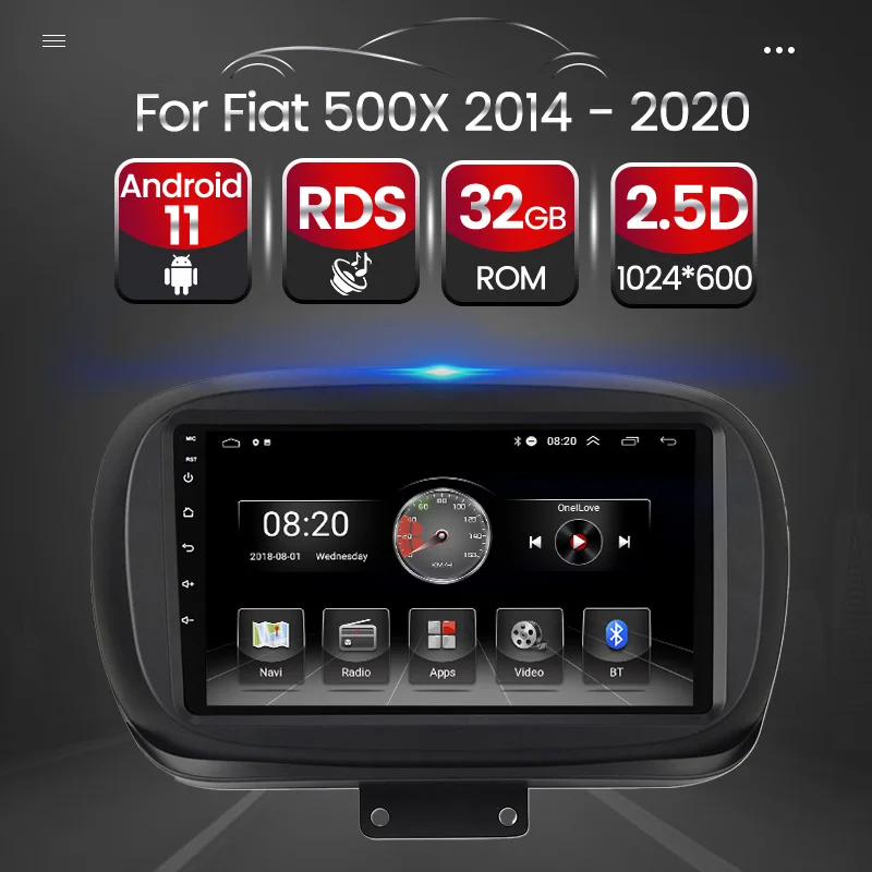 Yelloberry Android 11 Автомобильный мультимедийный радио плеер для Fiat 500X 2014 2015 2016 2017 2018 2019 2020 руль Управление RDS
Yelloberry Android 11 Автомобильный мультимедийный радио плеер для Fiat 500X 2014 2015 2016 2017 2018 2019 2020 руль Управление RDS