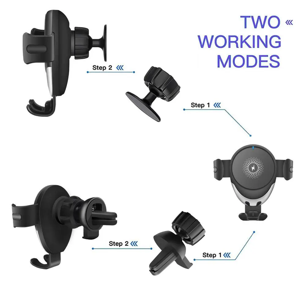 15W Qi Wireless Car Phone Holder Fast Charging Phone Holder Automatic Gravity Car Mount For IPhone12 XS XR Samsung S21 S20 S10
15W Qi Wireless Car Phone Holder Fast Charging Phone Holder Automatic Gravity Car Mount For IPhone12 XS XR Samsung S21 S20 S10