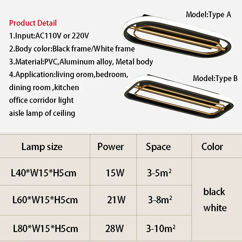 Modern Led Chandelier Corridor light Living room Dining room Kitchen Ceiling Mount Chandelier Lighting Ceiling Lamp Fixtures
Modern Led Chandelier Corridor light Living room Dining room Kitchen Ceiling Mount Chandelier Lighting Ceiling Lamp Fixtures