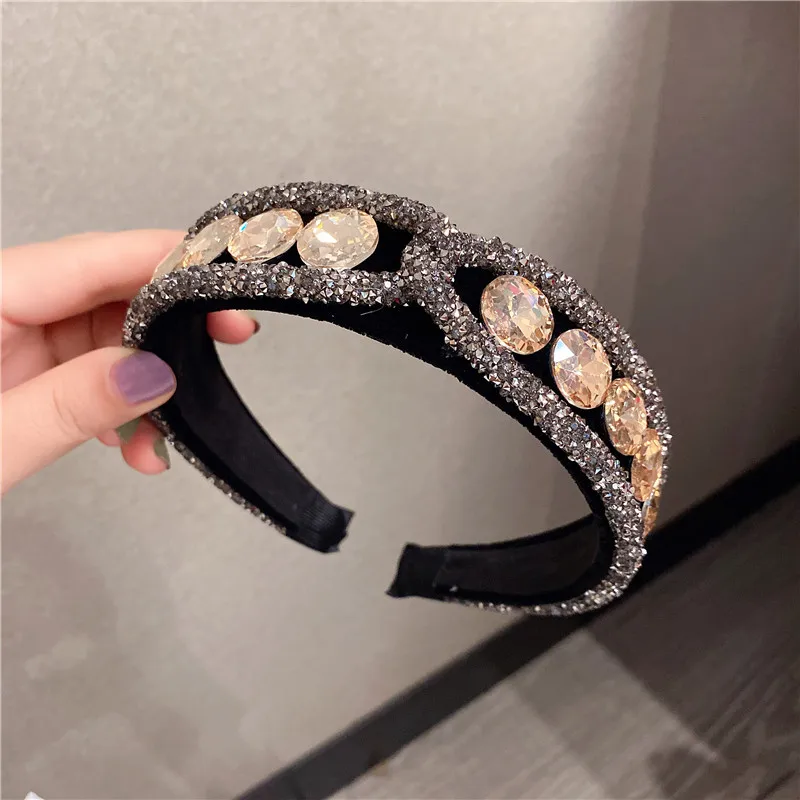 Luxurious Crystal Hairband Elegant Women Hair Hoop Bezel Rhinestone Headbands Female Lady Headwear Fashion Hair Accessories
Luxurious Crystal Hairband Elegant Women Hair Hoop Bezel Rhinestone Headbands Female Lady Headwear Fashion Hair Accessories
