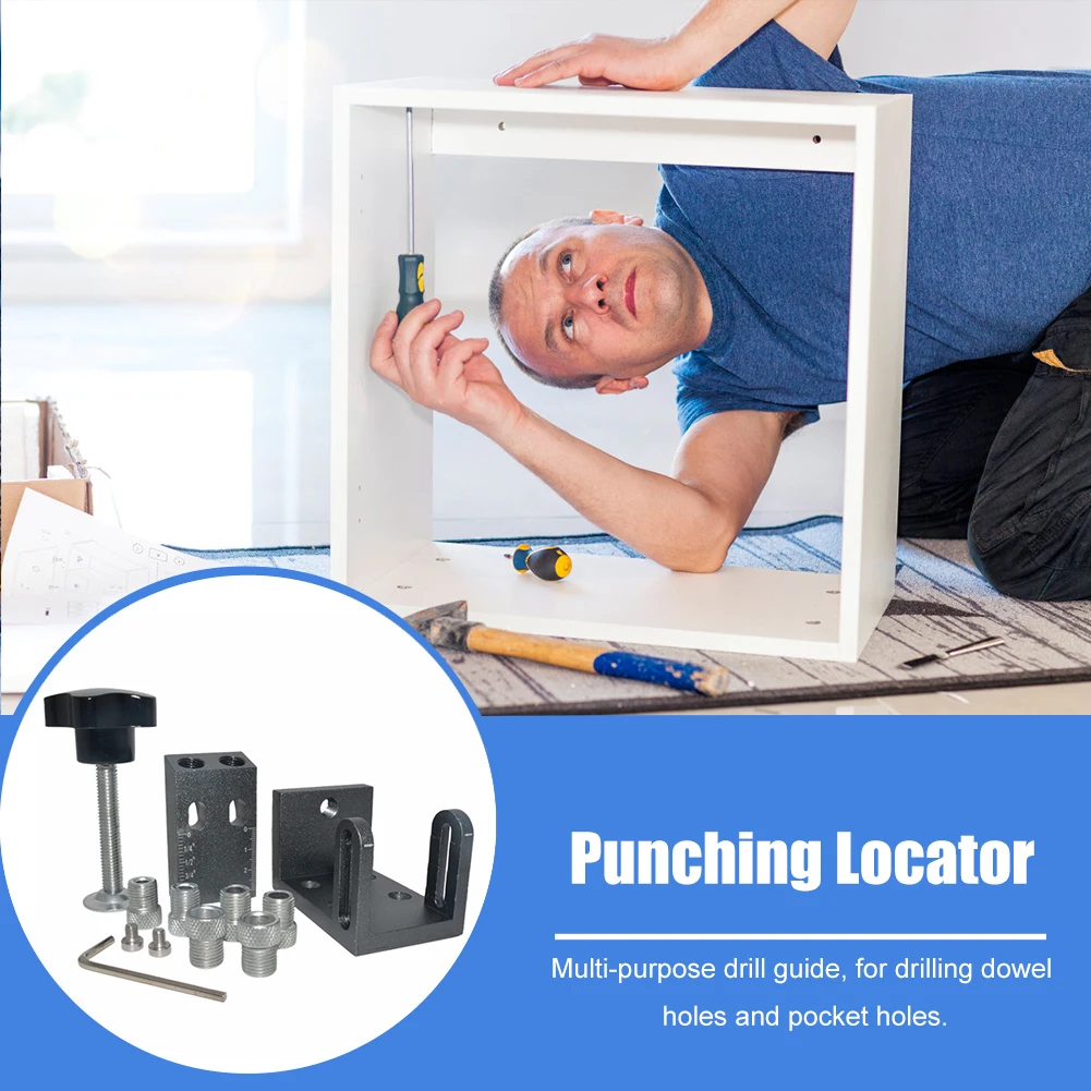 Carpentry Drill Guide Puncher Oblique Pocket Hole Dowel Jig Hole Locator Centering Drill Bit Guide Jig Positioner Locator 
Carpentry Drill Guide Puncher Oblique Pocket Hole Dowel Jig Hole Locator Centering Drill Bit Guide Jig Positioner Locator