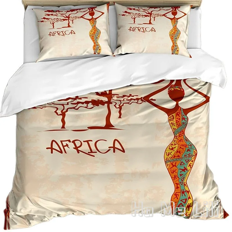 African Duvet Cover By Ho Me Lili Vintage Themed Slim Indigenous Girl Colorful Dress Decorative Bedding Set With Pillow Shams
African Duvet Cover By Ho Me Lili Vintage Themed Slim Indigenous Girl Colorful Dress Decorative Bedding Set With Pillow Shams