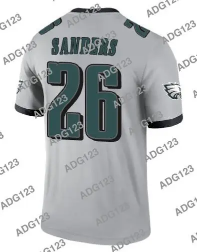 Stitch Philadelphia Miles Sanders Gray Men Women Kid Youth Vapor Limited Jersey
