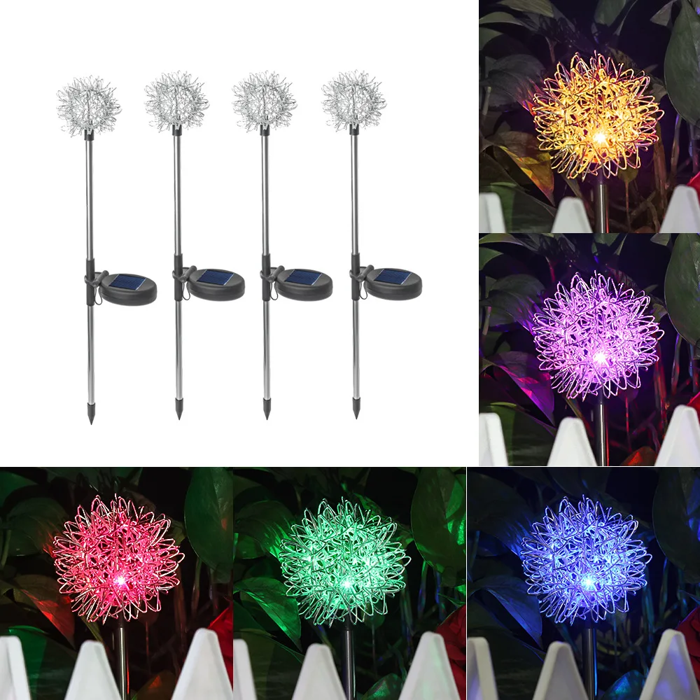 Solar Led Light Outdoor Dandelion Flower Lawn Lamp Outdoor Waterproof Garden Path Terrace Landscape Decoration Colorful Light
Solar Led Light Outdoor Dandelion Flower Lawn Lamp Outdoor Waterproof Garden Path Terrace Landscape Decoration Colorful Light