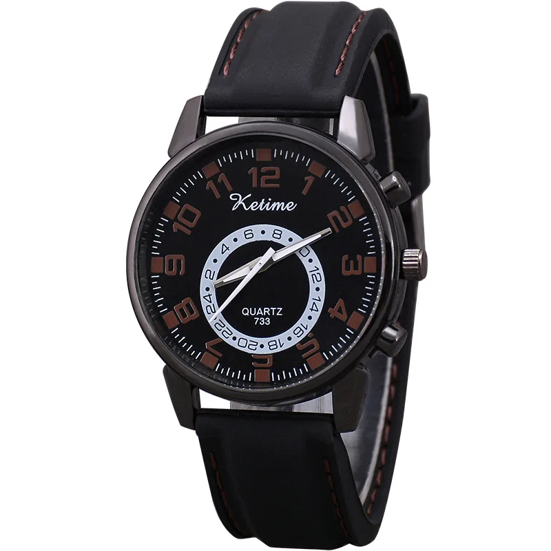 Digital silica gel men's watch Korean version fashion outdoor sports quartz watch
Digital silica gel men's watch Korean version fashion outdoor sports quartz watch