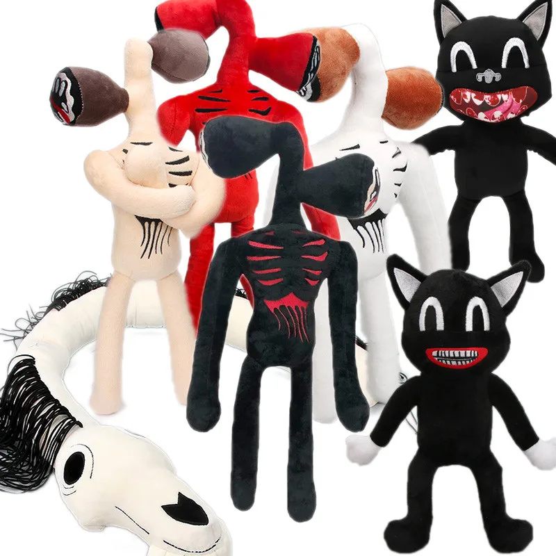 1pcs/set Anime Siren Head Plush Toy Legends Of Horror Black Cat Stuffed Doll Juguetes Sirenhead Peluches Toys for Children Gifts
1pcs/set Anime Siren Head Plush Toy Legends Of Horror Black Cat Stuffed Doll Juguetes Sirenhead Peluches Toys for Children Gifts