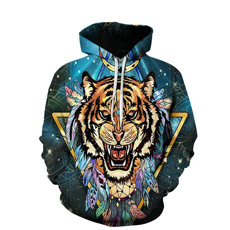 New Streetwear Men's Pullover Funny Tiger Head Printed 3D Printed Personality Sweatshirt Men's and Women's Autumn Hoodie
New Streetwear Men's Pullover Funny Tiger Head Printed 3D Printed Personality Sweatshirt Men's and Women's Autumn Hoodie