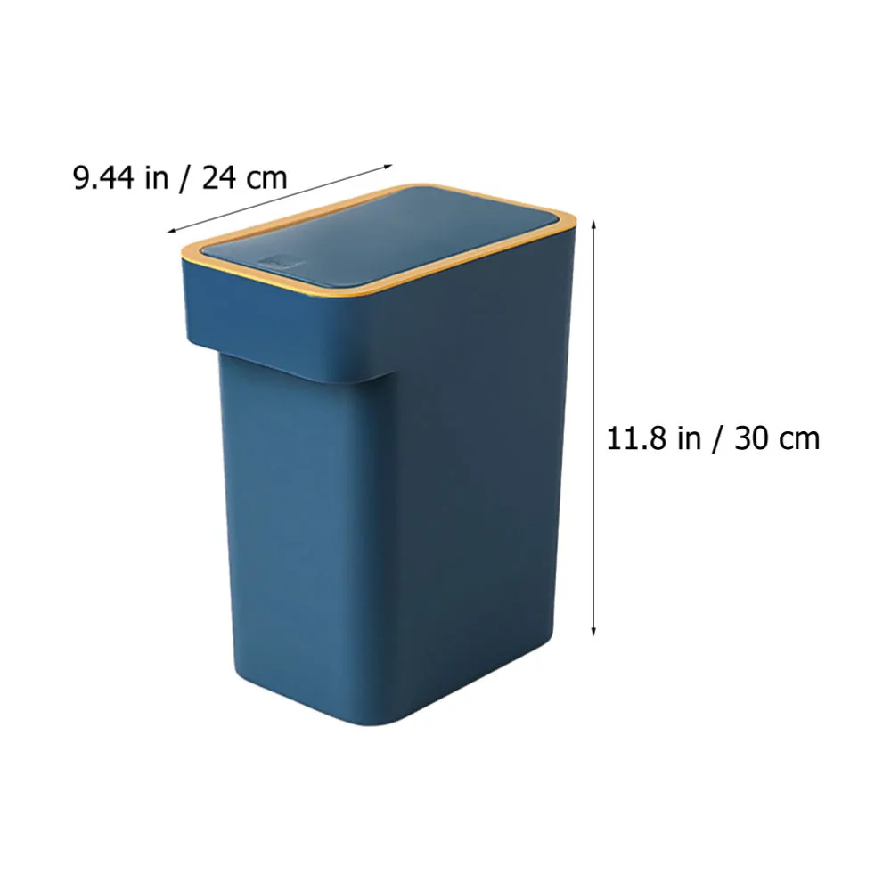 1PC Household Press Type Garbage Can Simple Clip Seam Trash Can with Cover(Blue) 
1PC Household Press Type Garbage Can Simple Clip Seam Trash Can with Cover(Blue)