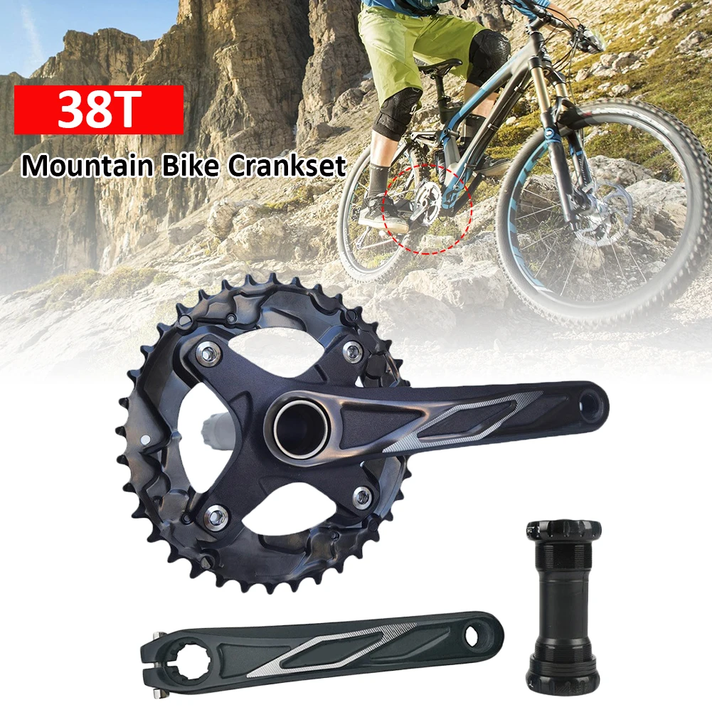 Bicycle Crankset Mountain Bike Hollow Integrated Chain Ring 38T Single Disc 7-12 Speed Wheel 170mm Crankset
Bicycle Crankset Mountain Bike Hollow Integrated Chain Ring 38T Single Disc 7-12 Speed Wheel 170mm Crankset