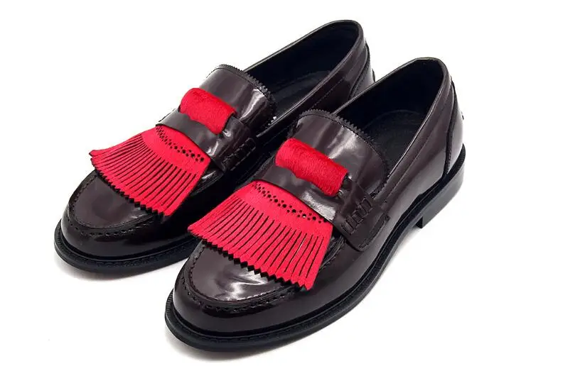 Wholesale Fringe Loafers Men's Shoes Black Men Shoes Genuine leather High Quality Slip on Handmade Casual Shoes
Wholesale Fringe Loafers Men's Shoes Black Men Shoes Genuine leather High Quality Slip on Handmade Casual Shoes