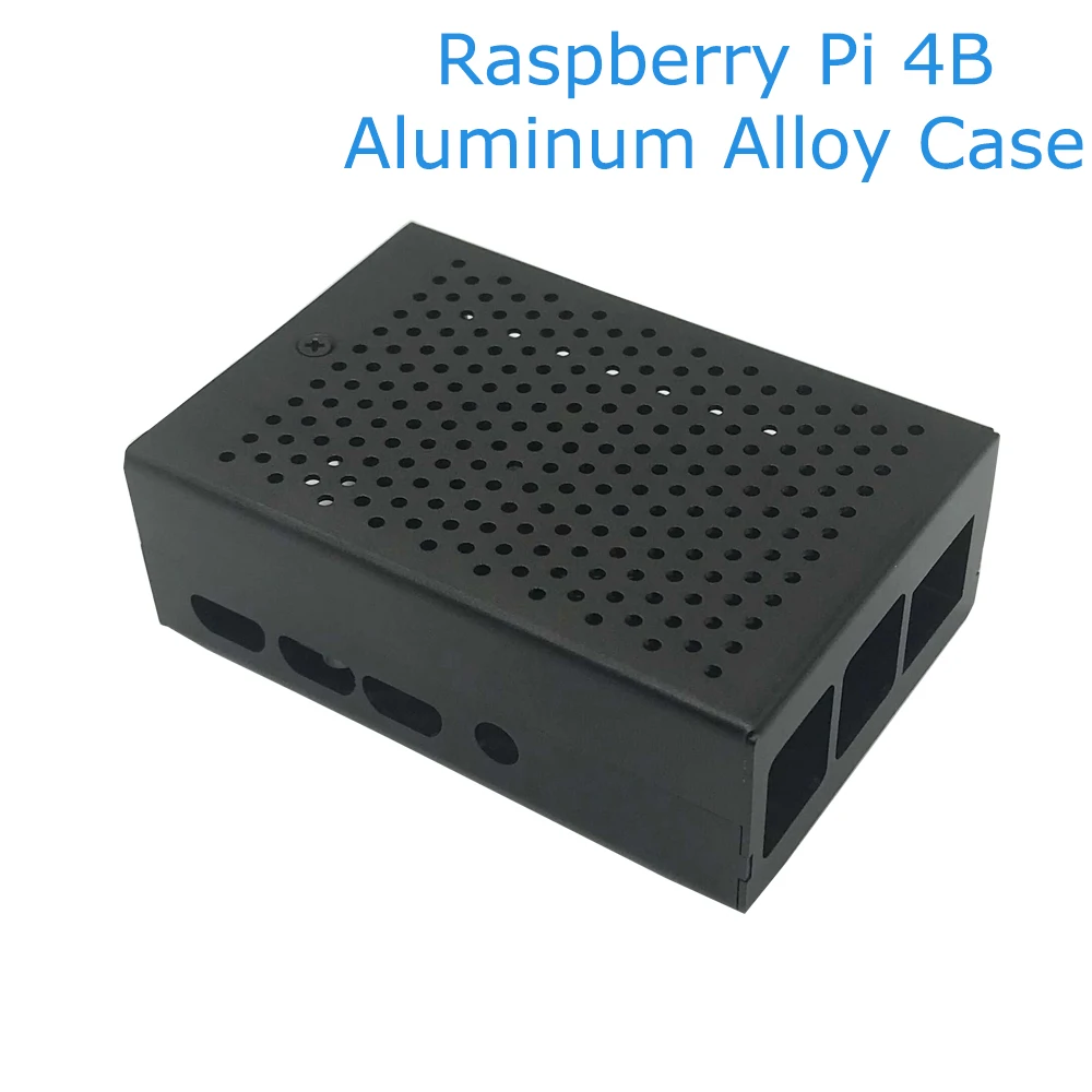 Чехол для Raspberry Pi 4, корпус из алюминиевого сплава с охлаждающим вентилятором, защитный корпус, серебристо-черный для Raspberry Pi 4B 
Чехол для Raspberry Pi 4, корпус из алюминиевого сплава с охлаждающим вентилятором, защитный корпус, серебристо-черный для Raspberry Pi 4B