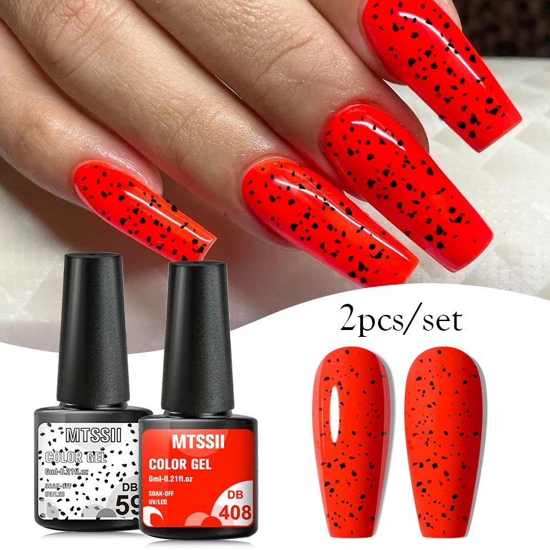 Mtssii 2PCS Eggshell Gel Nail Polish Set Fluorescent Gel With Colorful Dot Effect Gel Soak Off Uv Polish Base Top Coat Varnish
Mtssii 2PCS Eggshell Gel Nail Polish Set Fluorescent Gel With Colorful Dot Effect Gel Soak Off Uv Polish Base Top Coat Varnish