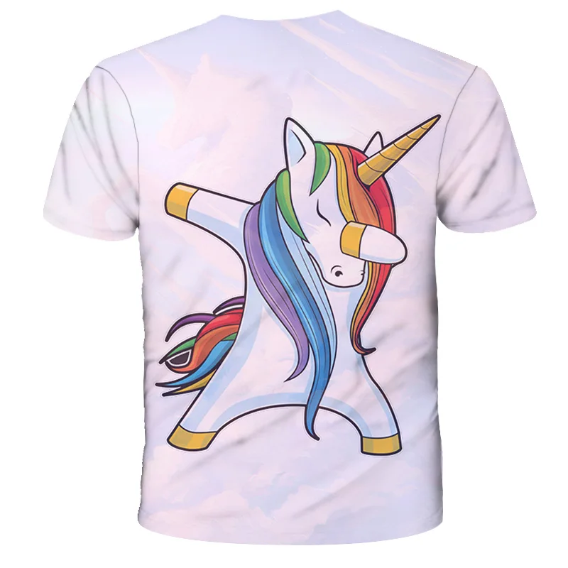 2021 Children's Summer T-shirt 3d Printing Unicorn Cartoon Rainbow Short-sleeved Tops For Boys And Girls Tops T-shirts
2021 Children's Summer T-shirt 3d Printing Unicorn Cartoon Rainbow Short-sleeved Tops For Boys And Girls Tops T-shirts