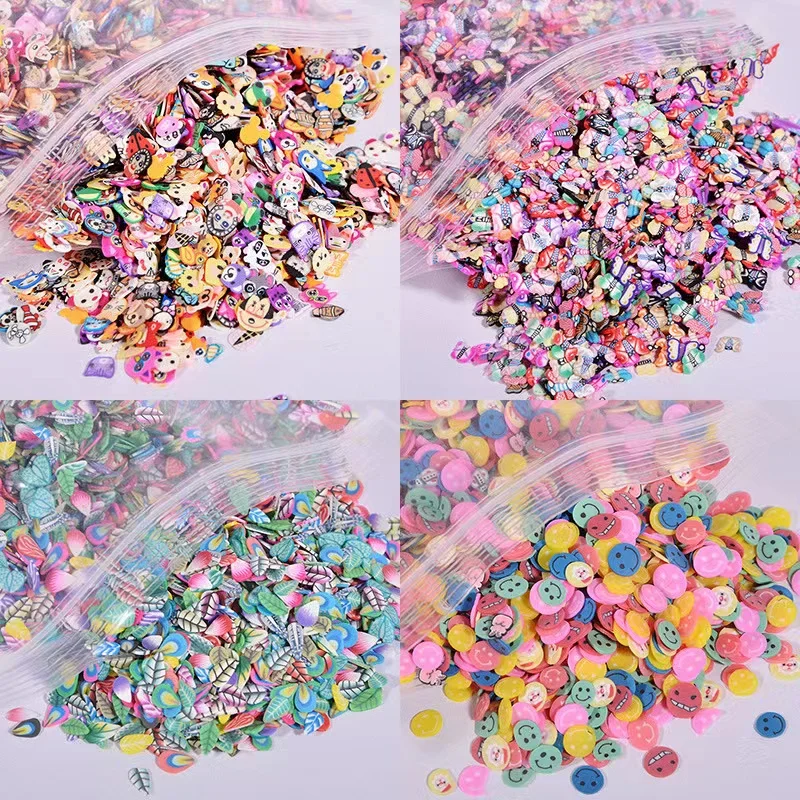 1000PCS Soft Pottery Slice Packing Fruits Candies Sprinkles Polymer Clay Slices For Crafts Filling Nail Art Decoration Accessori
1000PCS Soft Pottery Slice Packing Fruits Candies Sprinkles Polymer Clay Slices For Crafts Filling Nail Art Decoration Accessori