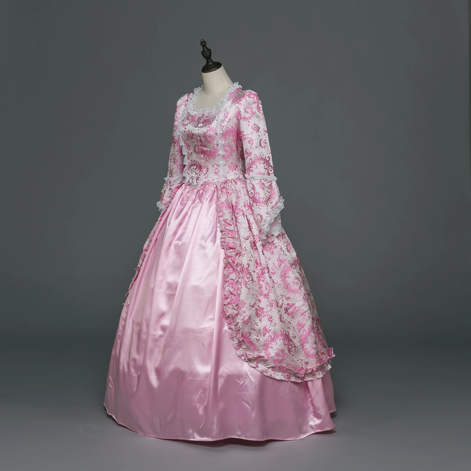 High Quality Holiday Black Marie Antoinette Dress Period Long Train Women Costume Renaissance Wench
High Quality Holiday Black Marie Antoinette Dress Period Long Train Women Costume Renaissance Wench