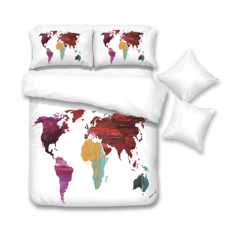 Print Three-Bedding Set Creative Modern Home Textile Novelty Personalized Classic Bedroom Decor Comfortable Bedding Sets 
Print Three-Bedding Set Creative Modern Home Textile Novelty Personalized Classic Bedroom Decor Comfortable Bedding Sets