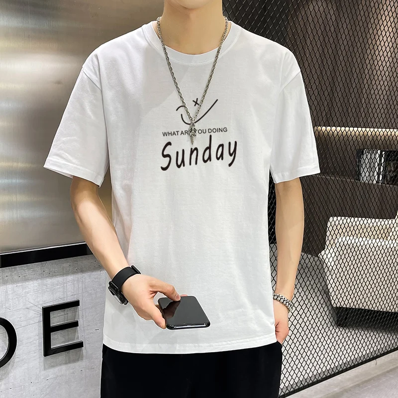 Sunday High Quality Men's Unisex Cotoon T-shirt Summer Top Casual Short Sleeve T shirt Homme Fashion O-Neck Tees Clothes S-3XL
Sunday High Quality Men's Unisex Cotoon T-shirt Summer Top Casual Short Sleeve T shirt Homme Fashion O-Neck Tees Clothes S-3XL