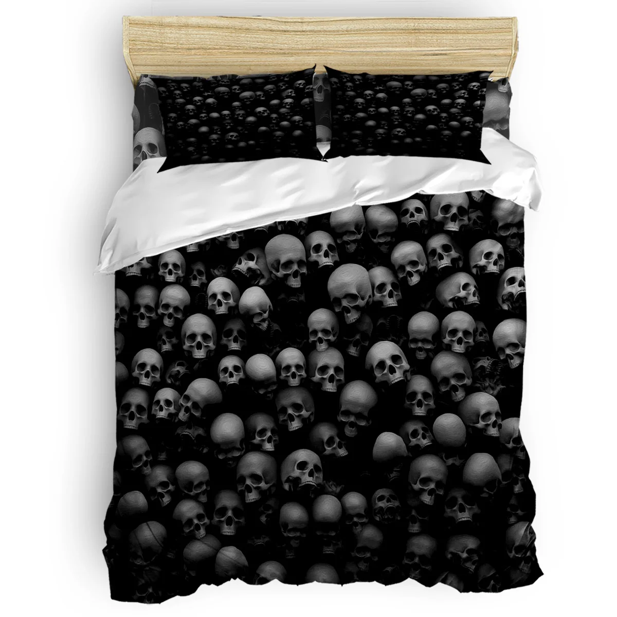 Черный комплект пододеяльника с черепом, теплый и удобный комплект постельного белья, принадлежности для спальни, комплект одеял для спаль...
Черный комплект пододеяльника с черепом, теплый и удобный комплект постельного белья, принадлежности для спальни, комплект одеял для спаль...