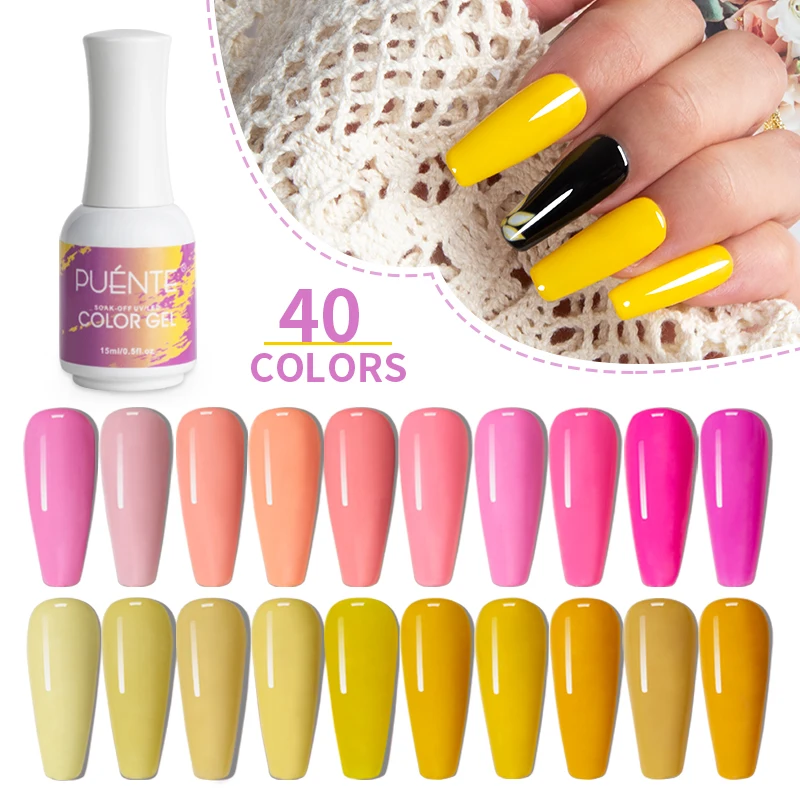 Gel Nail Polish 15ml Pink Yellow Color Nail Gel Semi-Permanent Varnish Base Top Coat For Manicure Soak Off UV Nail Art Gel
Gel Nail Polish 15ml Pink Yellow Color Nail Gel Semi-Permanent Varnish Base Top Coat For Manicure Soak Off UV Nail Art Gel