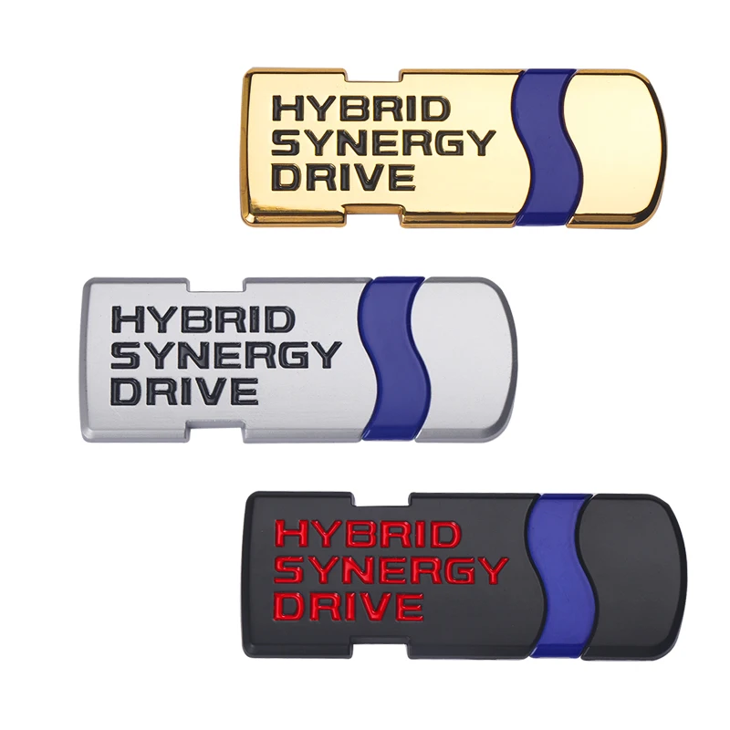 Автомобильный Стайлинг 3D металлический HYBRID Synergy Drive эмблема автомобиля средства