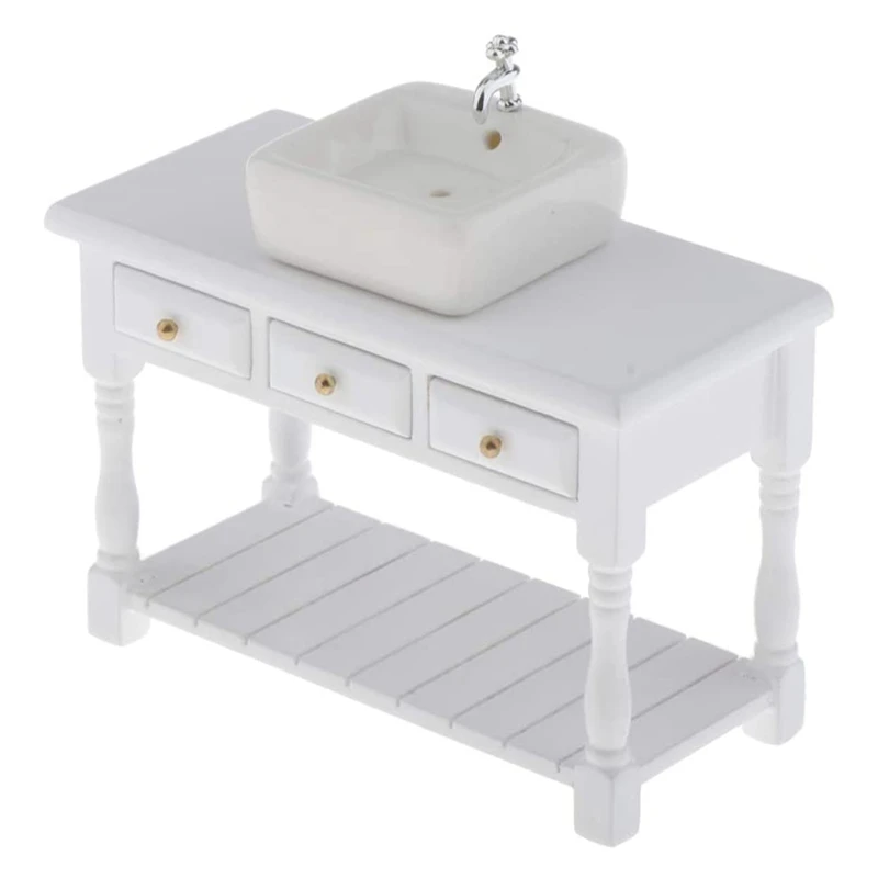 1/12 Dollhouse Miniature Square Wash Basin Sink Belt Cabinet Set for Dollhouse Decoration Bathroom Furniture
1/12 Dollhouse Miniature Square Wash Basin Sink Belt Cabinet Set for Dollhouse Decoration Bathroom Furniture