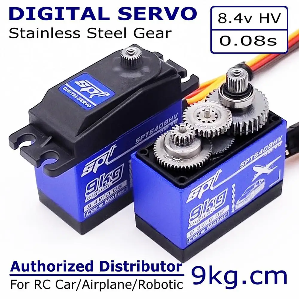 SPT5409HV 9 кг высокая скорость 8 4 В высокое напряжение стандартный сервопривод
