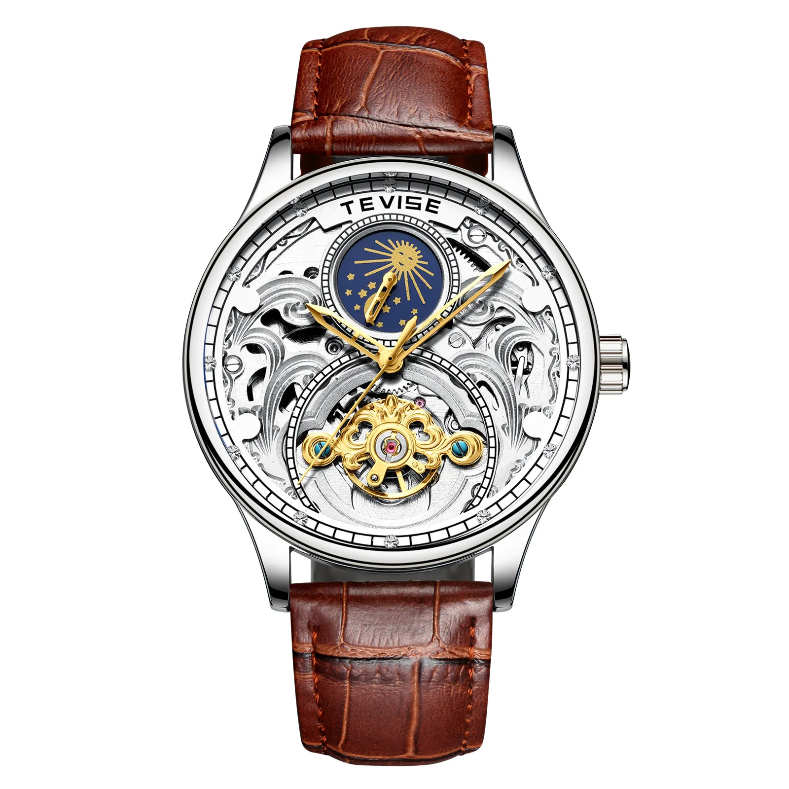 Tevise Men's Watch Fashion Leisure Multifunctional Business Waterproof Automatic Mechanical Watch Men's Watch Stainless Steel
Tevise Men's Watch Fashion Leisure Multifunctional Business Waterproof Automatic Mechanical Watch Men's Watch Stainless Steel
