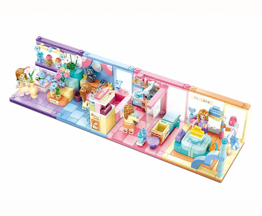 SLuban MINI Hand-Made 4In1 Girl Flower Shop Street View Model Building Blocks Children's Educational Toys For Childs Gift 4Y-old
SLuban MINI Hand-Made 4In1 Girl Flower Shop Street View Model Building Blocks Children's Educational Toys For Childs Gift 4Y-old