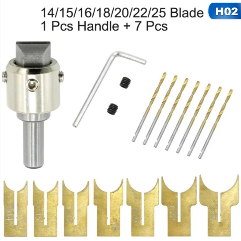 

Набор сверл из деревянных бусин, набор из 7 твердосплавных шариков 14/15/16/18/20/22/25 мм, фреза из бусин Будды