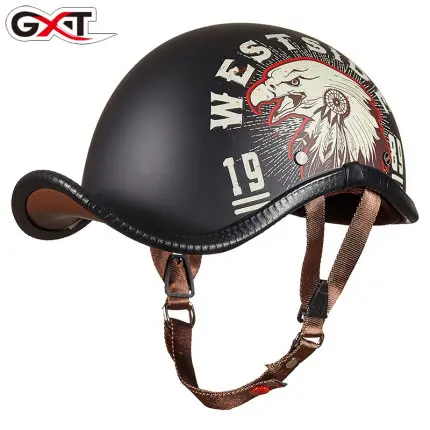 GXT Motorcycle Helmet Vintage Retro Scooter Half Helmet Casco Moto Helmet Moto Capacete Motorbike Riding Helmet M-2XL
GXT Motorcycle Helmet Vintage Retro Scooter Half Helmet Casco Moto Helmet Moto Capacete Motorbike Riding Helmet M-2XL