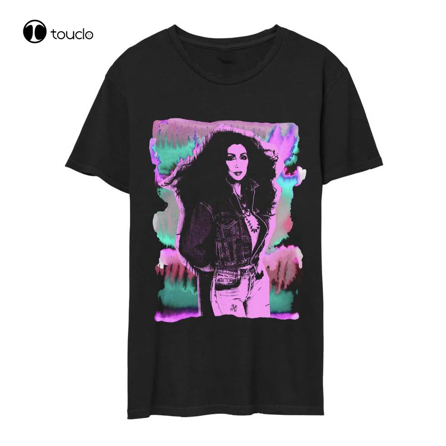 Модная Мужская хлопковая футболка унисекс Cher, Размер Φ Tt320 
Модная Мужская хлопковая футболка унисекс Cher, Размер Φ Tt320