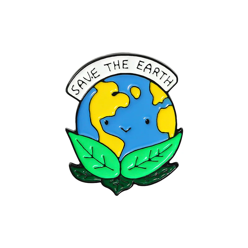 Save The Earth Lapel Pins Funny Dewy Green Leaf Style Cute Apple Brooch Cartoon Green Earth Brooch Fashion
Save The Earth Lapel Pins Funny Dewy Green Leaf Style Cute Apple Brooch Cartoon Green Earth Brooch Fashion